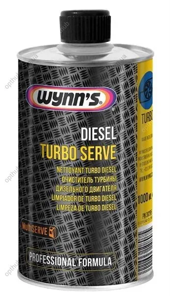 Очисник Diesel Turbo Serve 1л DIESEL TURBO SERVE 12X1L ДЛЯ ОБЛАДНАННЯ WYNN’S MULTISERVE Wynn's W38295 (фото 1)