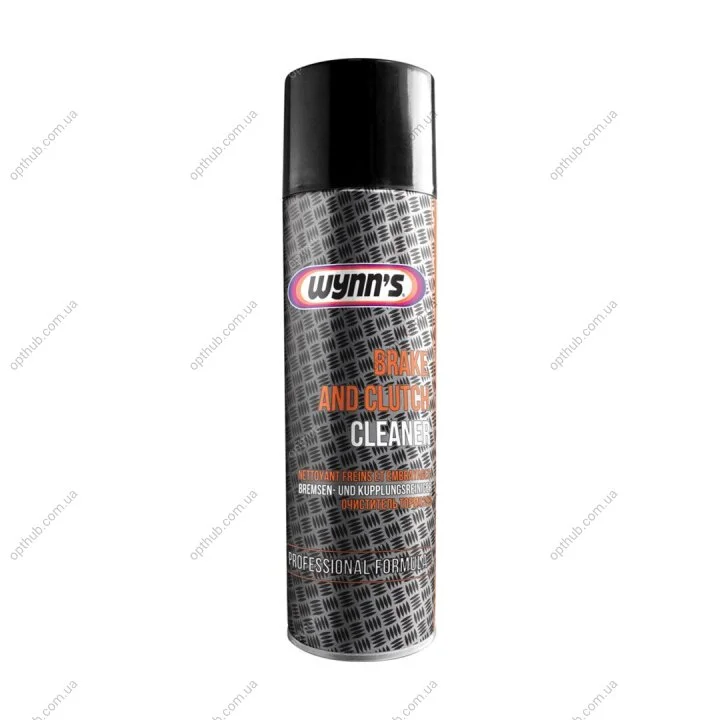 Очиститель (аэр) BRAKE AND CLUTCH CLEANER 500мл ОЧИСТИТЕЛЬ тормозов и сцепления / BRAKE AND CLUTCH CLEANER 12X50 Wynn's W61479 (фото 1)