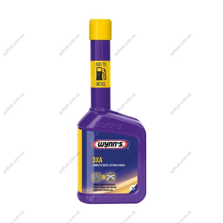 Присадка 3XA DIESEL 325мл ОЧИСТИТЕЛЬ ДИЗ ТОПЛ СИСТЕМЫ/ 3 X A DIESEL 12X325ML Wynn's W76459 (фото 1)