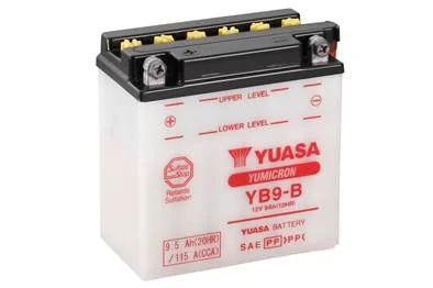 МОТО Yuasa 12V 9,5Ah YuMicron Battery (сухозаряжений) YUASA YB9-B
