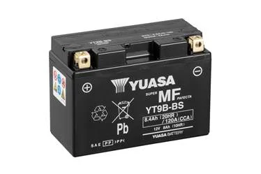 МОТО Yuasa 12V 8Ah MF VRLA Battery AGM (сухозаряжений) YUASA YT9B-BS