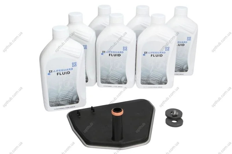 Олива трансм LIFEGUARDFLUID 6 7Х1Л+серв ком-т СЕРВ К-Т АКПП: УПЛОТН,ФИЛЬТРАКПП, МАГНИТ, УП КОЛ ZF 1068.298.061 (фото 1)
