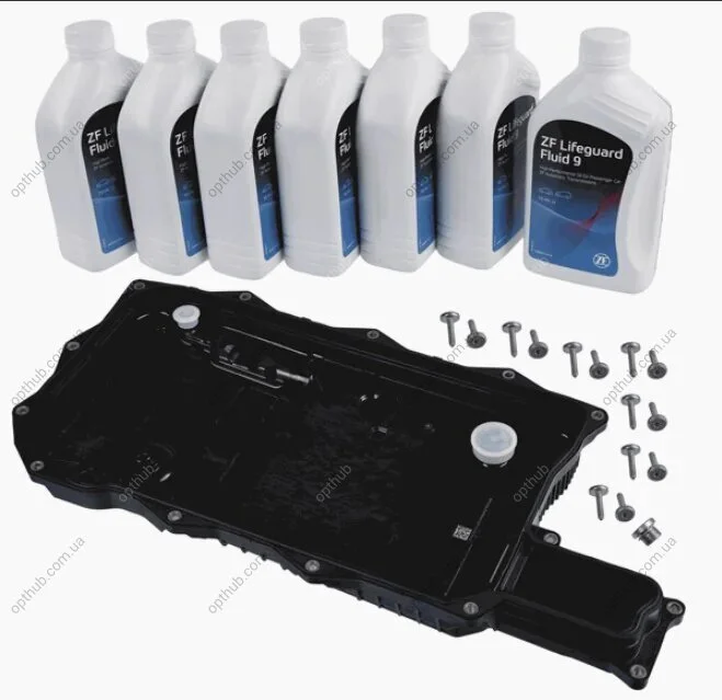 Масло трансмиссионное LIFEGUARDFLUID 9 7Х1Л + сервисный ком-т ZF 1102.298.019 (фото 1)