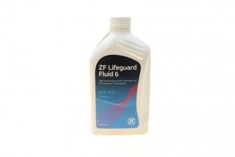 Масло АКПП ATF (1L) Lifeguard Fluid 6 ступка (Amber) (opt-om) ZF 550031808