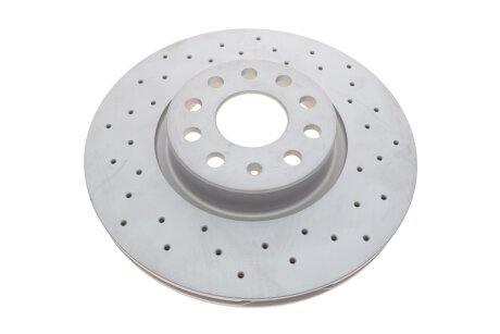 Диск гальмівний (передній) VW Caddy III 04- (312x25) (з покриттям) (з отворами) (вент.) UA63 ZIMMERMANN 100.3300.52