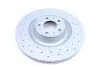 Диск тормозной (передний) Audi A6/A8/VW Phaeton 04-16 (360x34) (с покрытием) (с отверстиями) (opt-om) ZIMMERMANN 100.3305.52 (фото 5)
