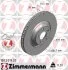 Диск гальмівний ПЕРЕДН AUDI A6 05/04- A6 ALLROAD 05/06- A6 AVANT 03/05- -ua ZIMMERMANN 100.3319.20 (фото 6)