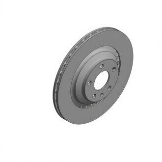 Диск тормозной (задний) Audi A6 04-11 (330х22) (с покрытием) (вентилированный)) UA63 ZIMMERMANN 100.3321.20