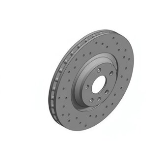 Диск гальмівний ПЕРЕДН SPORT Z AUDI TT II,ROADSTER 2.0QUATTRO;2.0TFSI COUPE 08- -ua ZIMMERMANN 100.3327.52