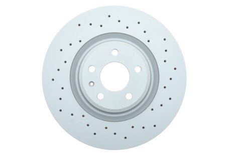 Диск гальмівний (передній) Audi A4/A6 07- (345х30) (з покриттям) (з отвором) (вент.) UA63 ZIMMERMANN 100.3356.52