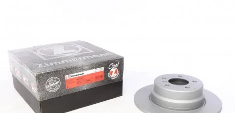 Диск гальмівний (задній) BMW X5 (E53) 3.0-4.4i 00-06 (324x12) (з покриттям) (повний) UA63 ZIMMERMANN 150.1299.20