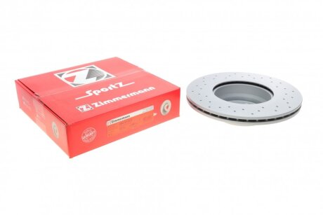 Диск гальмівний ПЕРЕДН SPORT Z BMW 3 (F30,35,80) 2011- -ua ZIMMERMANN 150.2901.52