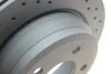 Диск тормозной (задний) BMW 3 (F30/F31)/ 4 (F32/F36) 11- (300x20) (с покрытием) (вент.)(с вот UA63 ZIMMERMANN 150.2902.52 (фото 4)