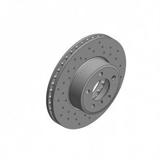 Диск гальмівний ПЕРЕДН SPORT Z BMW S?RIE 7 (E65) 730D, 730I, 735I 2002- -ua ZIMMERMANN 150.3407.52