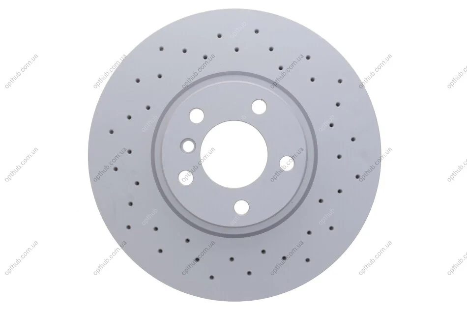 Диск гальмівний (передній) BMW X5 (E70/F15/F85)/X6 (E71/E72/F16/F86) 07- (348x30) (з отворами UA63 ZIMMERMANN 150.3448.52 (фото 1)