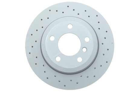 Диск гальмівний (задній) BMW X5 (E70/F15) 07-/X6 (F16) 09- (320x20) (з покриттям) (з отворами UA63 ZIMMERMANN 150.3450.52