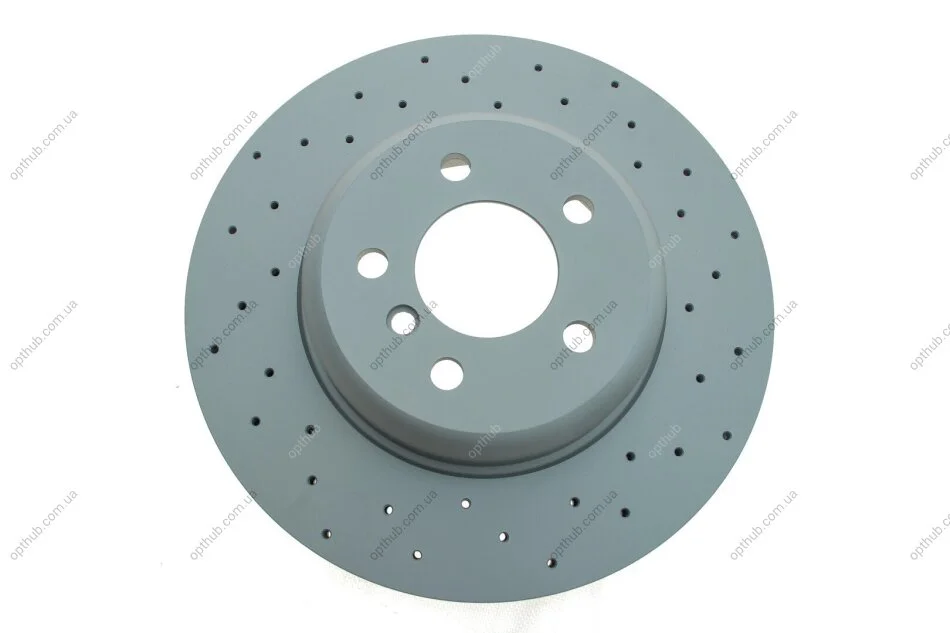 Диск гальмівний (задній) BMW 5 (F10/F11)/6 (F06/F13)/7 (F01-04) 09- (345x24) (з отворами) (ве UA63 ZIMMERMANN 150.3480.52 (фото 1)