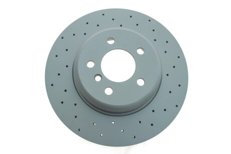 Диск гальмівний (задній) BMW 5 (F10/F11)/6 (F06/F13)/7 (F01-04) 09- (345x24) (з отворами) (ве UA63 ZIMMERMANN 150.3480.52