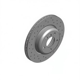 Диск гальмівний (передній) BMW 5 (F10/F11) 10- (330x24) (з покриттям) (з отворами) (вентильов UA63 ZIMMERMANN 150.3482.52