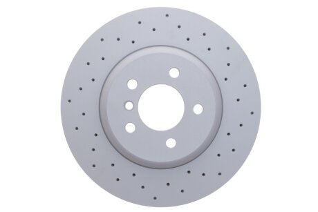 Диск гальмівний (передній) BMW 5 (F10/F11)/6 (F06/F13) 09- (348x30) (з покриттям) (з отворами UA63 ZIMMERMANN 150.3483.52