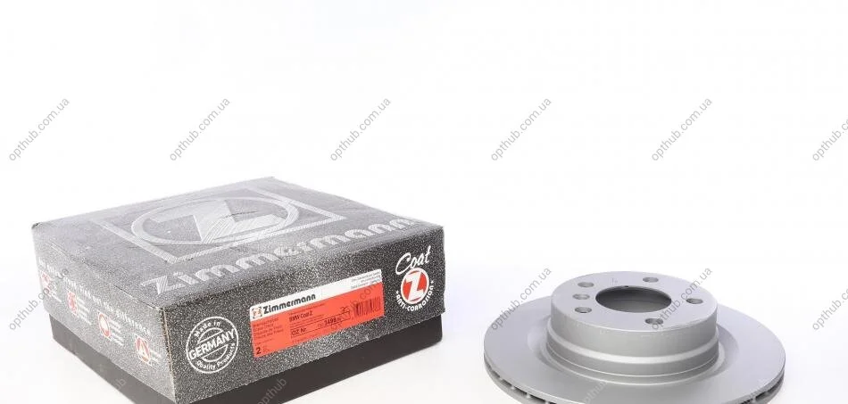 Диск гальмівний ЗАДН BMW 3 (F30,35,80) 2011- -ua ZIMMERMANN 150.3498.20 (фото 1)