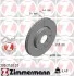 Диск гальмівний ПЕРЕДН NISSAN TIIDA 1.5-1.8 07-,CUBE 1.5 1.6 2010- -ua ZIMMERMANN 200.2520.20 (фото 1)