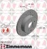 Диск гальмівний ЗАДН SPORT Z NISSAN QASHQAI 1.6-2.0DCI 07-,X-TRAIL 2.0-2.5 01-;RENAULT KOLEOS 2.0D -ua ZIMMERMANN 200.2523.52 (фото 1)