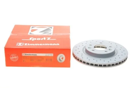 Диск гальмівний ПЕРЕДН SPORT Z NISSAN LEAF (ZE0) 11/10-,NISSAN QASHQAI II 11/13-,NISSAN X-TRAIL -ua ZIMMERMANN 200.2534.52