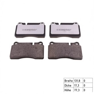 Колодки гальмівні дискові ПЕРЕДН СЕРИЯ RD:Z LAND ROVER RANGE ROVER III 02-12. RANGE ROVER SPORT 05 -ua ZIMMERMANN 20217.965.1