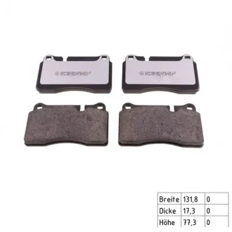 Колодки гальмівні дискові ПЕРЕДН СЕРИЯ RD:Z LAND ROVER RANGE ROVER III 02-12. RANGE ROVER SPORT 05 -ua ZIMMERMANN 20217.965.1