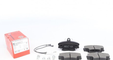 Колодки гальмівні дискові ПЕРЕДН DACIA LOGAN 05- ZIMMERMANN 21463.180.2