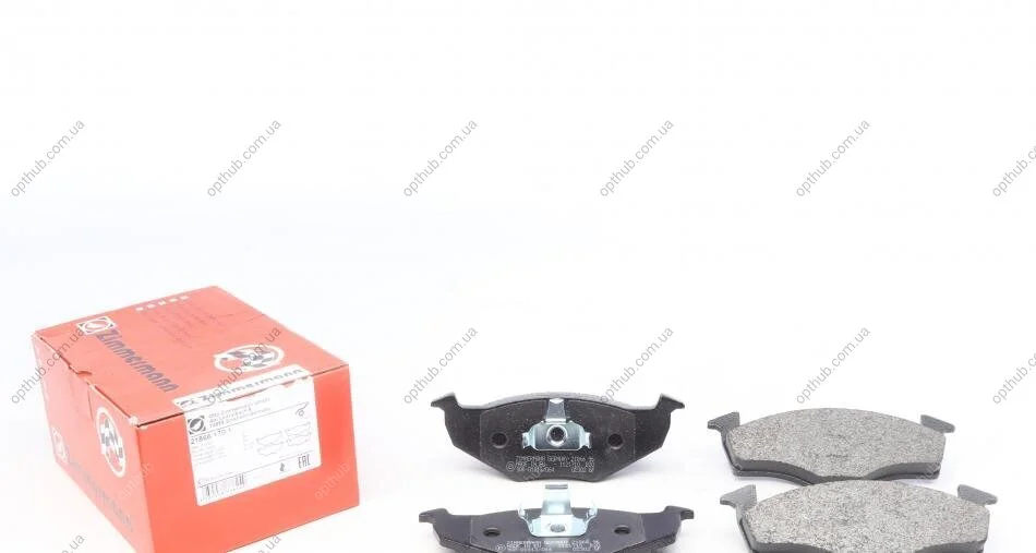 Колодки гальмівні дискові ПЕРЕДН SEAT AROSA 97-, SKODA FABIA 02-, VW POLO 94- -ua ZIMMERMANN 21866.170.1 (фото 1)