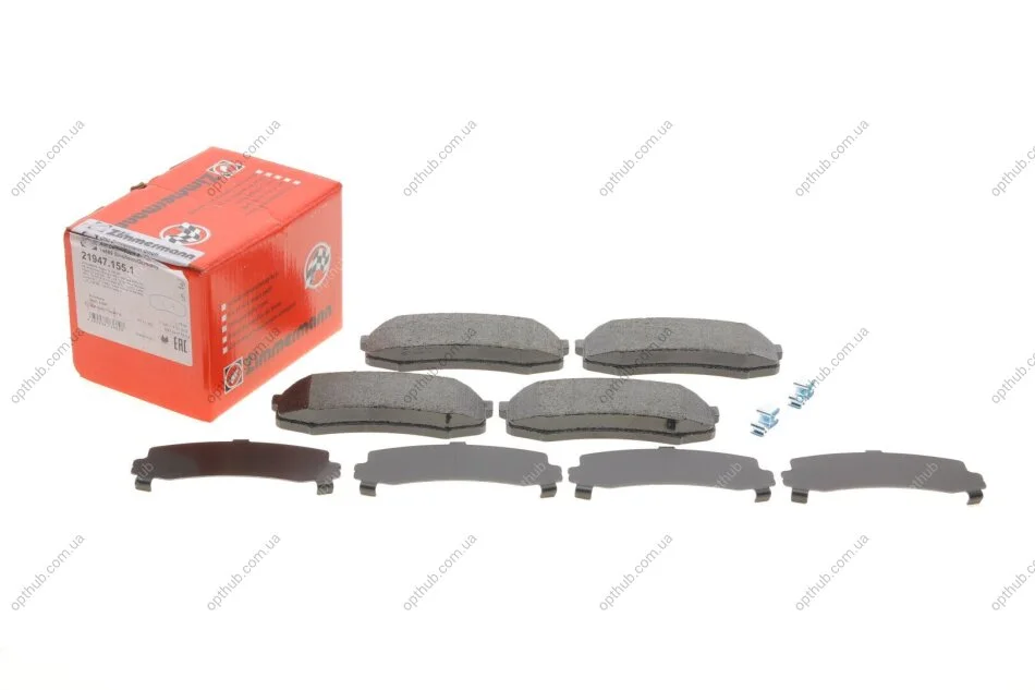 Колодки гальмівні (задні) Toyota Land Cruiser 90-02/Mitsubishi Pajero 06- (Sumitomo) UA63 ZIMMERMANN 21947.155.1 (фото 1)