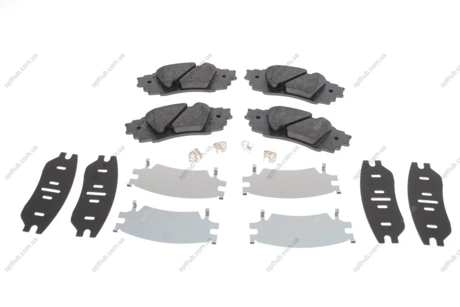 Колодки гальмівні (задні) Toyota C-HR 16--/Rav4 18-/Lexus RX 15- (Akebono) UA63 ZIMMERMANN 22434.145.1 (фото 1)