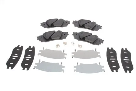 Колодки гальмівні (задні) Toyota C-HR 16--/Rav4 18-/Lexus RX 15- (Akebono) UA63 ZIMMERMANN 22434.145.1
