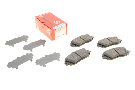 Колодки гальмівні (передні) Toyota Camry 17-/Rav4/Lexus ES/UX 18- (Akebono) (opt-om) ZIMMERMANN 22768.165.1