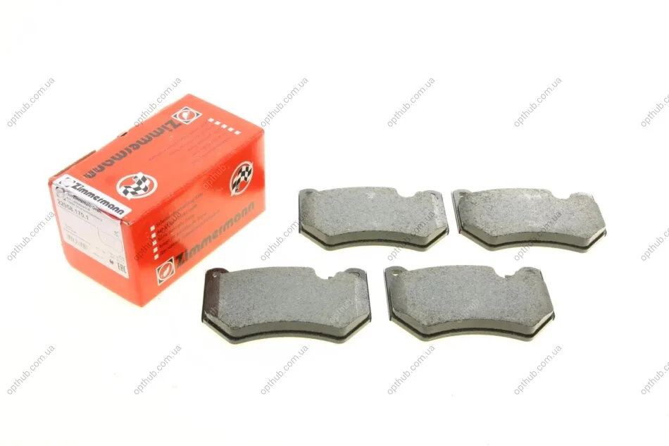 Колодки гальмівні (передні) Audi Q5 17- (Brembo) (з датчиком) (opt-om) ZIMMERMANN 22958.170.1 (фото 1)