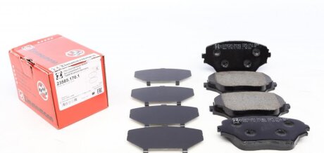 Колодки гальмівні (передні) Toyota Rav 4 II 00-05 (Akebono) UA63 ZIMMERMANN 23585.170.1