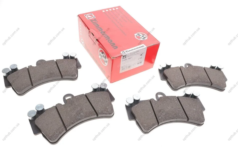 Колодки гальмівні (передні) Audi Q7/Porsche Cayenne/ VW Touareg 3.0-6.0 02- (Brembo) UA63 ZIMMERMANN 23693.165.1 (фото 1)
