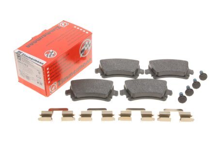 Колодки гальмівні (задні) VW Caddy 03-15 (Lucas-Girling) (з аксесуарами) UA63 ZIMMERMANN 23914.170.2