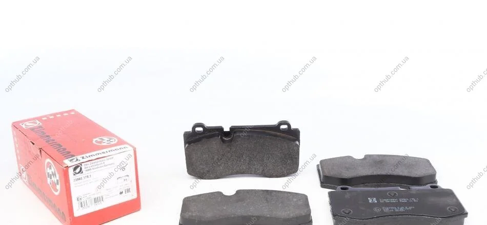 Колодки гальмівні дискові ПЕРЕДН MERCEDES BENZ CLS 2006 -, E-CLASS 2004 - 2009, S-CLASS 2005 -, SL ZIMMERMANN 23960.175.1 (фото 1)