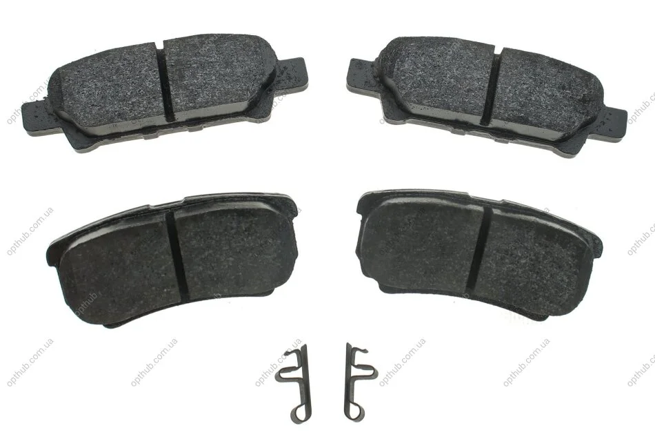 Колодки гальмівні дискові ЗАДН MITSUBISHI OUTLANDER 2.0 2.4 4WD 03-, LANCER 1.3-2.0 03-;DODGE CALI -ua ZIMMERMANN 24014.155.1 (фото 1)