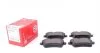 Колодки тормозные дисковые передние MB A-CLASS(W169) 160-200 04-,B-CLASS(W245) 150-180 05- ZIMMERMANN 24077.190.1 (фото 1)