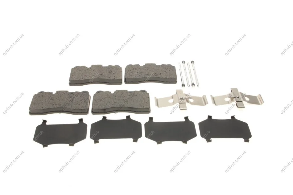 Колодки гальмівні (передні) VW Touareg 02- (Brembo) (з аксесуарами) UA63 ZIMMERMANN 24098.170.3 (фото 1)