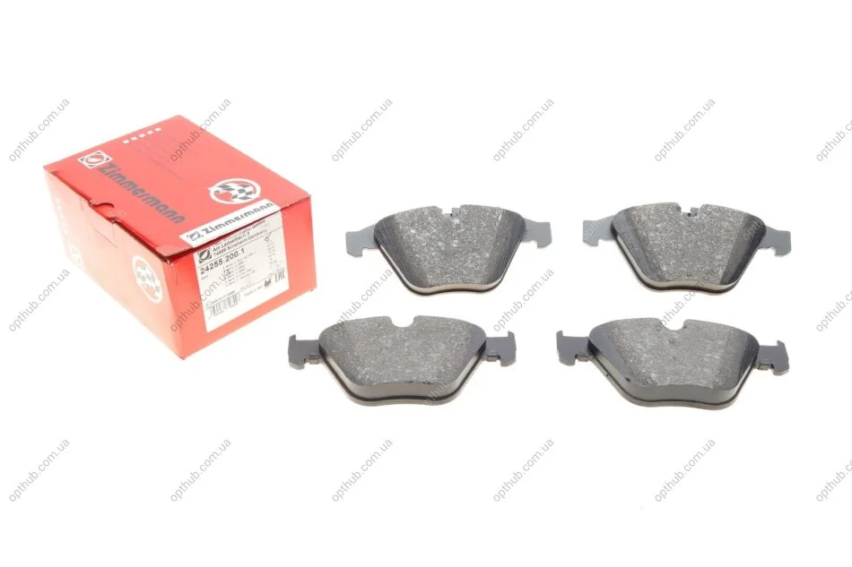 Колодки тормозные дисковые передние BMW 5(F10) 523I,528I,520D,525D,530D 2010- ZIMMERMANN 24255.200.1 (фото 1)