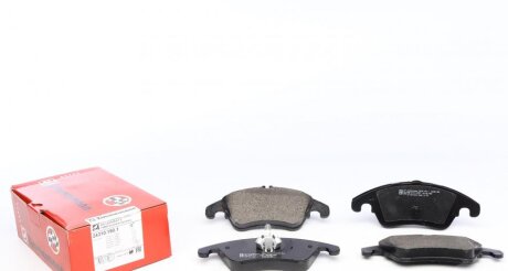 Колодки гальмівні дискові ПЕРЕДН MERCEDES BENZ C-CLASS 2007 -, CLS 2011 -, E-CLASS 2006 -, SLK 201 ZIMMERMANN 24310.190.1