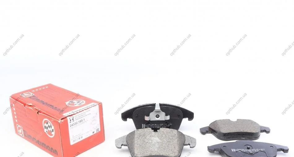 Колодки гальмівні (передні) Citroen C5 04-/ Peugeot 407/508 08-18 (Ate-Teves) UA63 ZIMMERMANN 24332.185.1 (фото 1)