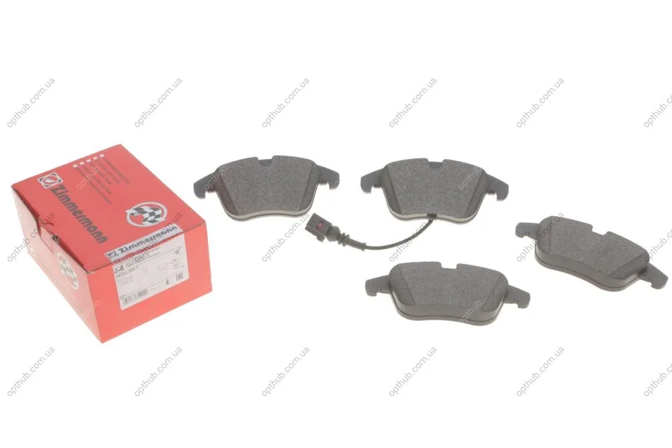 Колодки гальмівні (передні) VW Tiguan/Sharan 07- (Ate-Teves) (з датчиком) UA63 ZIMMERMANN 24333.200.1 (фото 1)