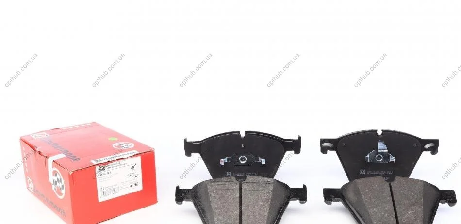 Колодки гальмівні дискові ПЕРЕДН BMW 7(F01,F02) 08-,(F04)4.4 V8 09-,5 GRAN TURISMO 550I 09- -ua ZIMMERMANN 24436.200.1 (фото 1)