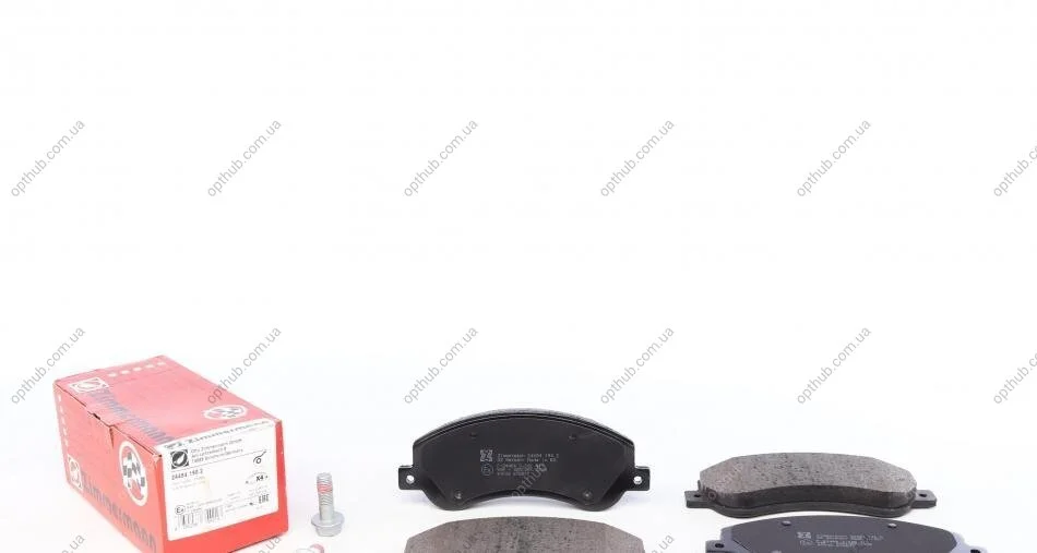 Колодки гальмівні дискові ПЕРЕДН VW AMAROK 2.0 2010- ZIMMERMANN 24484.190.2 (фото 1)